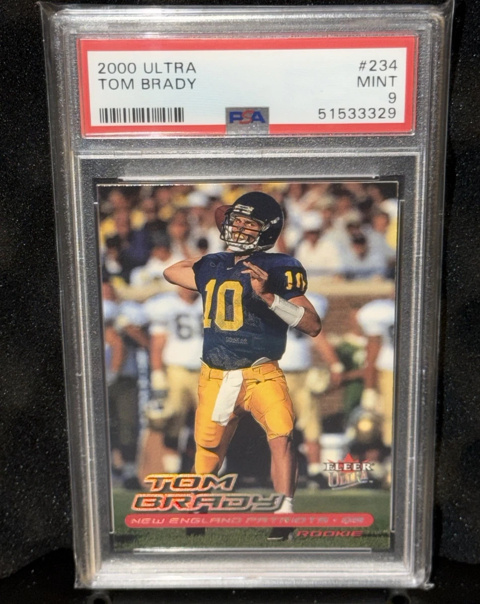Tom Brady Football Grade 9 Rookie Sports Trading Cards