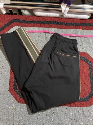 STEFANO RICCI 100% Cotton Jogging Trousers XL with Elastic Waistband