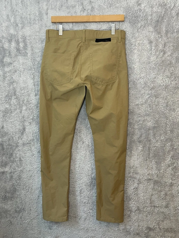 Pantalones Nike Dri-Fit Para Hombre 30x30 Calce Ajustado Caqui Rendimiento Golf Atlético DA3064 Foto 2 de 4