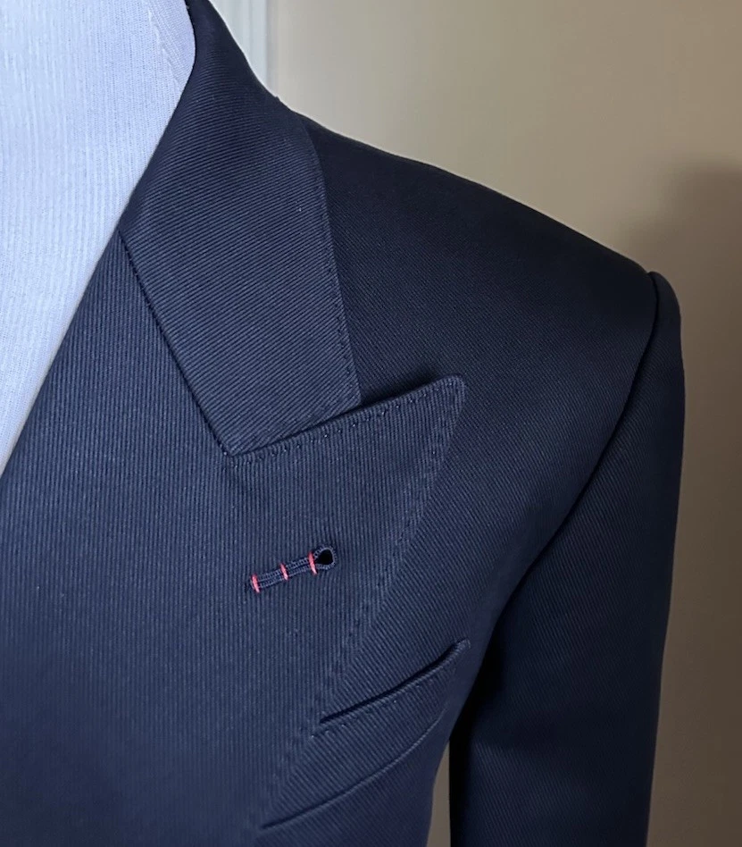 Gucci Men Double Breasted Jacket Blazer Caspian/Blue 40 US/50 Eu New $4100 - Image 2 of 4