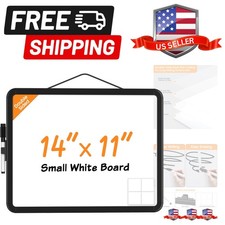 Small Dry Erase Board for Wall, 4"x " Hanging Double-Sided Magnetic Whiteboar...