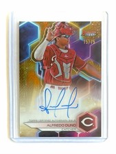 2023 Bowman’s Best Alfredo Duno Gold Lava Auto /75 B23-AD Reds