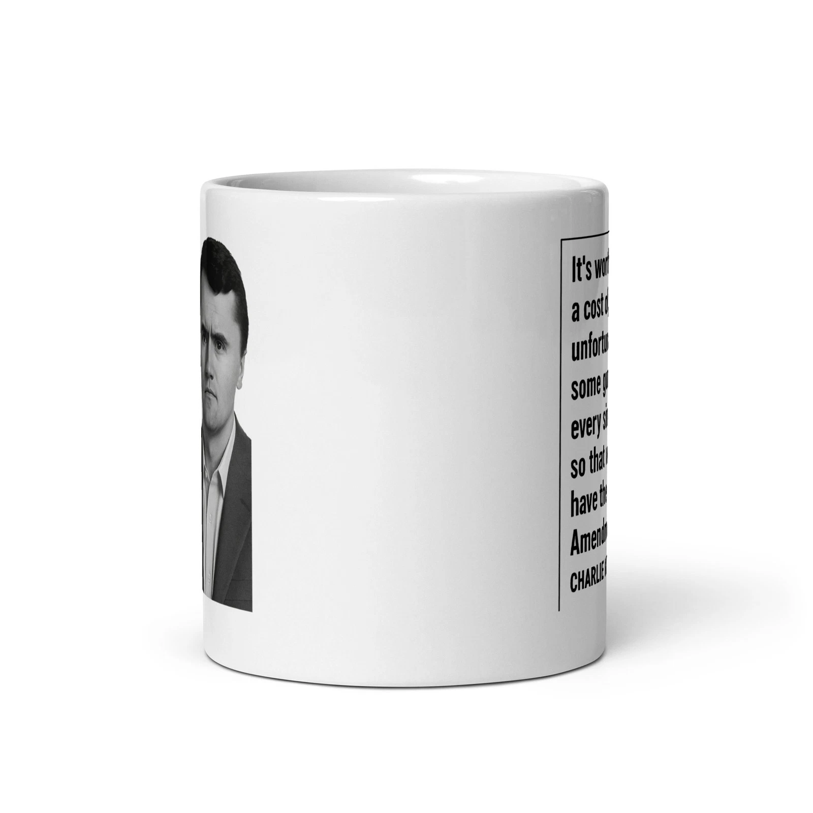 Charlie Kirk Mug,11oz or 15oz,gift Cup,Freedom Charlie Kirk,Ceramic Coffee Cup,