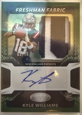 2025 Certified Freshman Fabric Mirror Signatures Kyle Williams #FBC-KWS /15