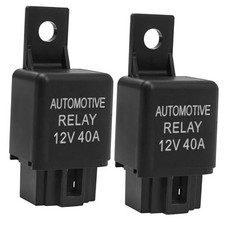 2Pcs 12V 40A Relay, Automotive 4 Pin Relays Fit for YL-388-S FLS821 Fog