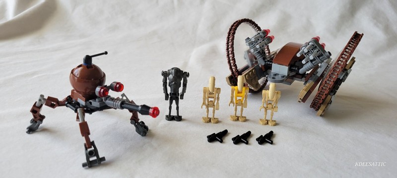 LEGO Star Wars: Hailfire Droid & Spider Droid (7670)