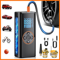 Elektrische Luftpumpe 8000Mah 150PSI Akku-Kompressor Mit Digitalanzeige LED
