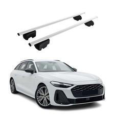 Dachträger Gepäckträger für Audi A5 B10 Avant 2025-2026 ABE Metall Silber 2x