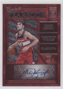 2021-22 Donruss Elite Rookie Yearbook Auto Corey Kispert #RY-CKI Auto RC