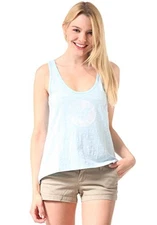 Ocean & Earth Ladies Top Ladies Switch singlet, Blue Marle, 8, CLSI01113