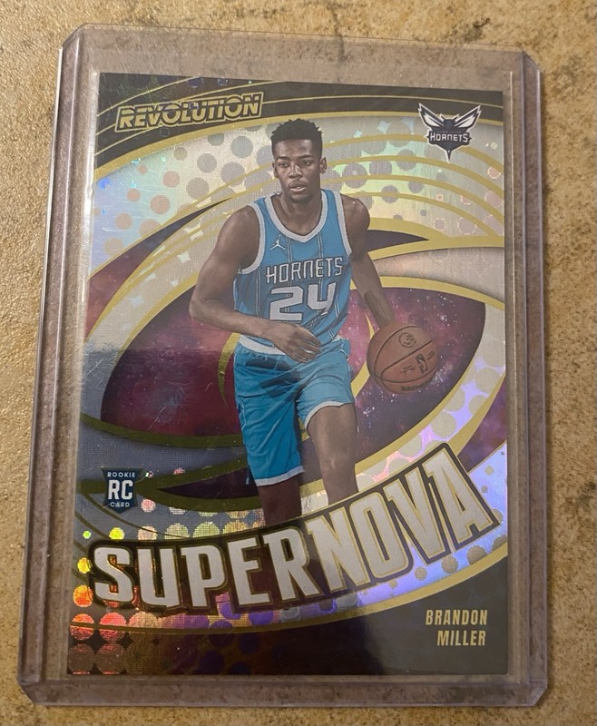Panini Revolution 2023-24 Brandon Miller Charlotte Hornets Supernova RC #10