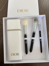 Dior Backstage 3pc Makeup Brush Set with White Case Limited Edition