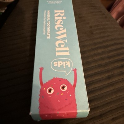 RiseWell Kids Mineral Toothpaste Hydroxyapatite Cake Batter 3.4oz New.