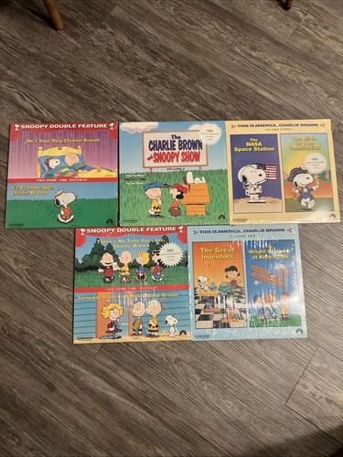 Charlie Brown Laserdisc Lot Of 5