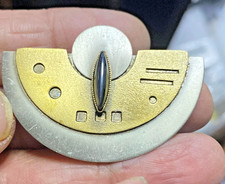 Germany" Vintage Schalclip Bicolor mit H&auml;matit   ( NKD-30)