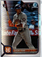 2022 Bowman Chrome Jeremy Pena X Orange #35 card