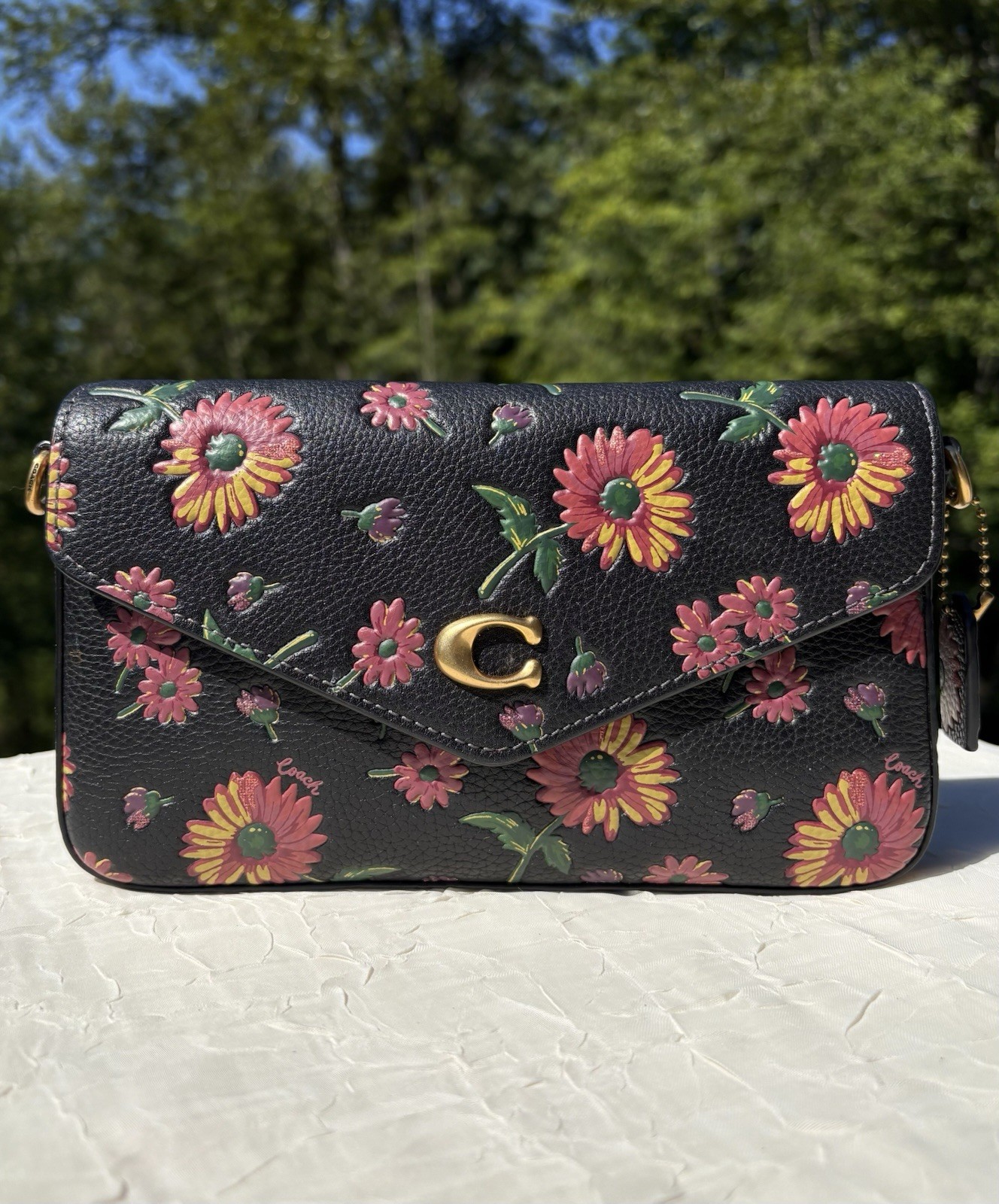 COACH Wyn Crossbody Bag With Floral Print And Matching Wallet CM518 image 3