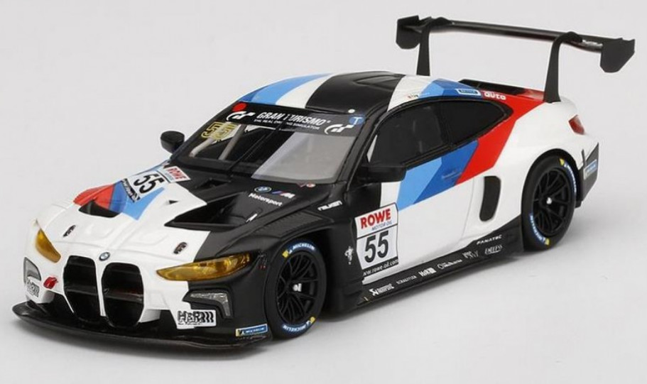 Voiture miniature BMW M4 GT3 #55 TSM Model 1/43 Nürburgring Series 2021 Farfus Eng