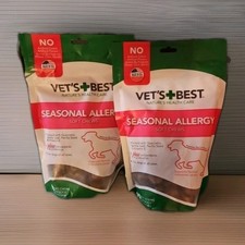 Vet's Best Seasonal Allergy Soft Chews for Dogs - 180 Count - EXP 04/01/2027