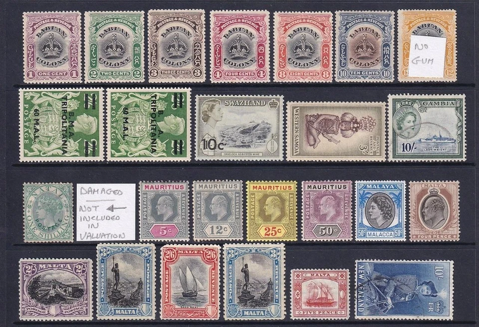 British Commonwealth Stamps Mostly MM. EDVII, GV, GVI, QEII. Cat app £530 - Image 2 of 4