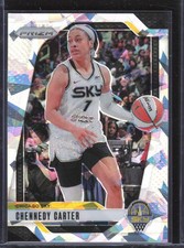 2024 Panini Prizm WNBA #66 Chennedy Carter Ice Prizms - Sky