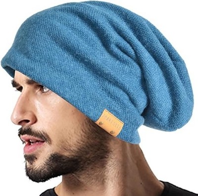 Men Oversized Slouch Beanie Large Skullcap Knit Hat