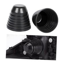 2 PCS Car Headlight Dust Covers, 100mm 4" Headlight Housing Cap Vehicle