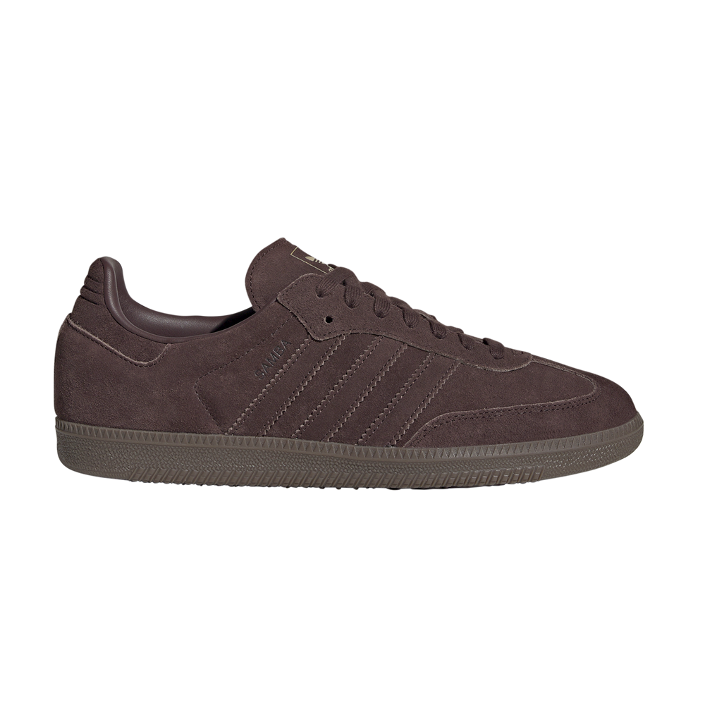 adidas Samba Og Lace Up  Mens Brown Sneakers Casual Shoes JI3211
