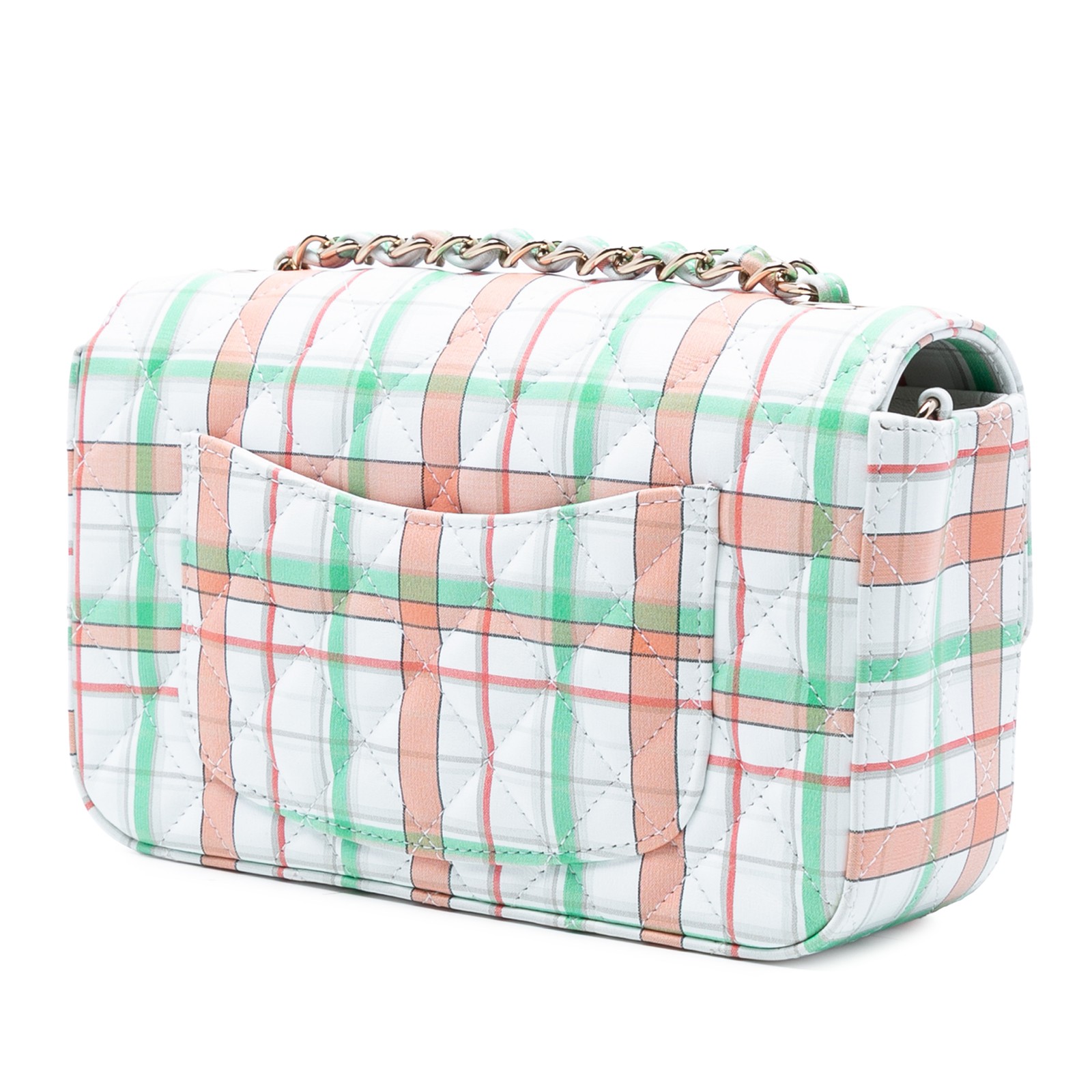 Authenticated Chanel Mini Rectangular Classic Pla… - image 2