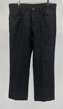Vintage Levi's Sta-prest Pants Size 36x32 Charcoal Gray Straight Leg Made In USA