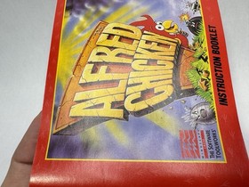 Alfred Chicken NES Instruction Manual Original Mindscape Rare Authentic Mint