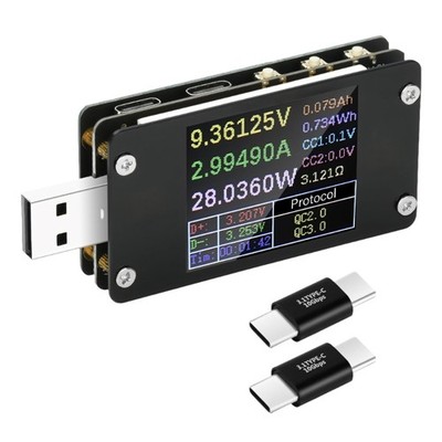 Professional Digital Current Tester For Type C Devices With Real Time