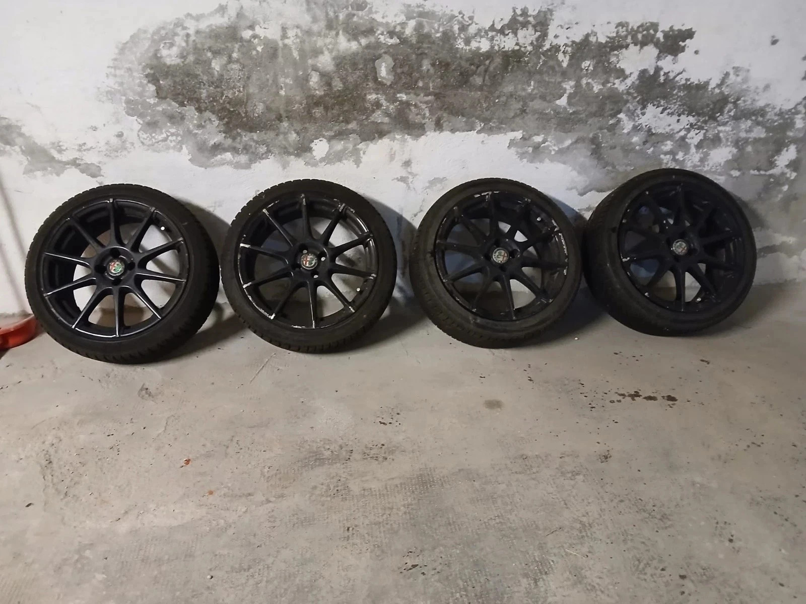 4 Cerchi in lega e Gomme termiche da 17 Alfa Mito Fiat Punto  205/45R17