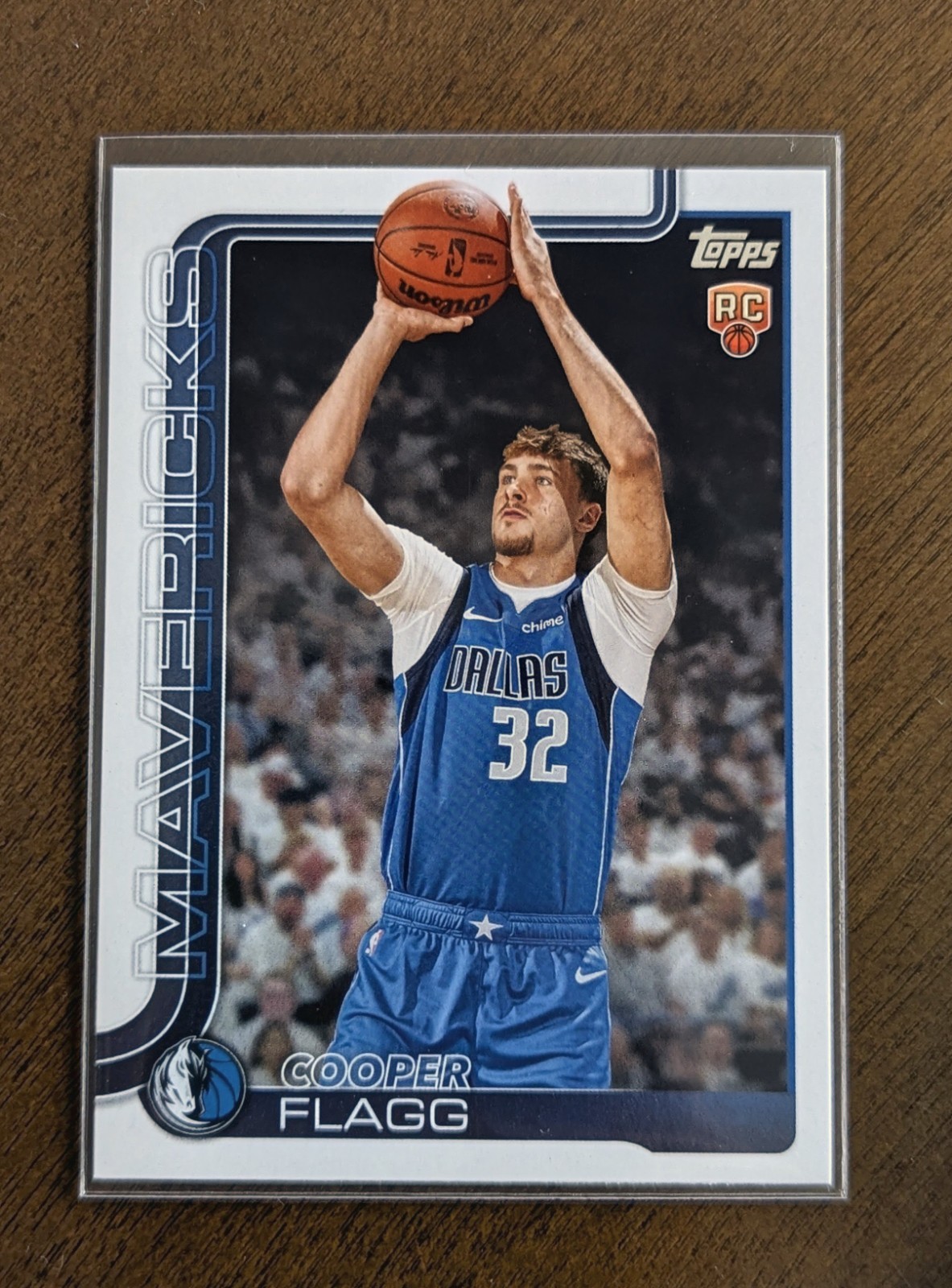 Cooper Flagg 2025 Topps Flagship #201 Rookie RC Dallas Mavericks 