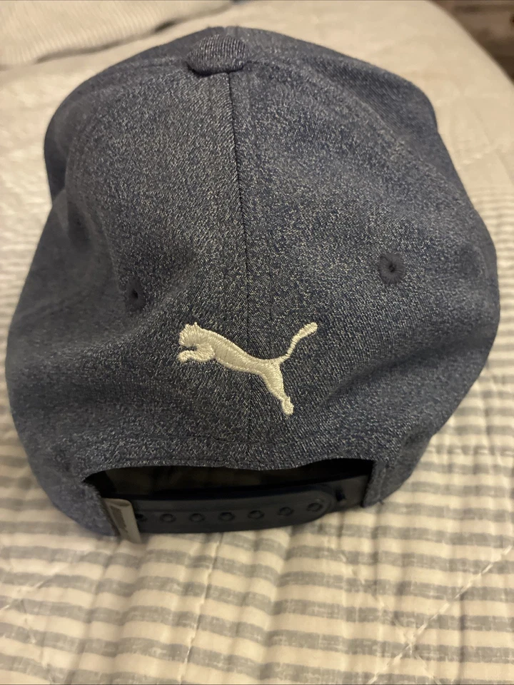 RICKIE FOWLER  Autographed Blue Puma Hat Tour Exclusive Snapback. Signed To Pat - Image 3 of 3