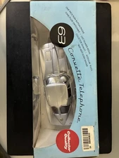 Corvette '63 Telephone One Piece Push Button Phone New In Box Collectible