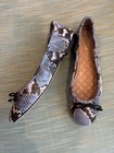 NWOB J. MCLAUGHLIN Blue Black Mercer Leather Ballet Flats Shoes SZ 9 — photo 2