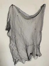 Decorative Fish Net Black 5 x 7 ft EUC