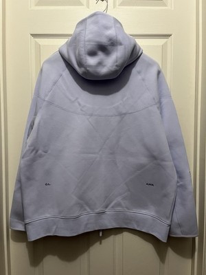 Nike NOCTA Men's Light Purple Full Zip Hoodie Relaxed Fit Size M