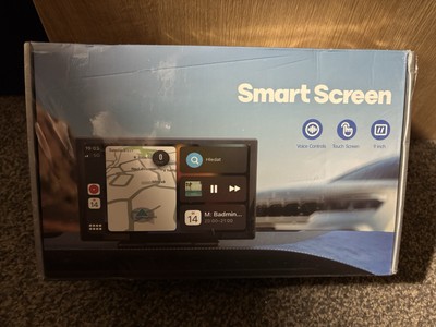 Lamtto Smart Screen 9'' kabelloses Autoradio mit Car Play und Android Auto, Stimme