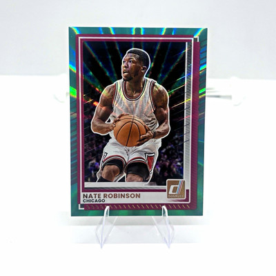 Panini 2025-26 Donruss Nate Robinson Green Explosion Parallel #180 Bulls