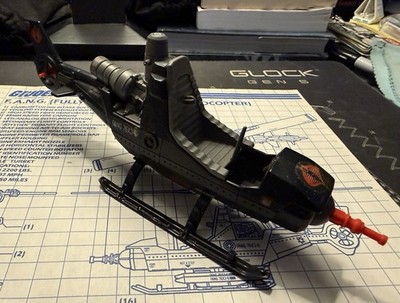 Original GI Joe Hasbro F.A.N.G Gyrocopter 1983 Parts