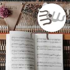 2Pcs Music Note Clip Metal Music Book Page Holder Alloy Material Assorted Colors