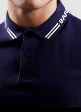 Barbour International Bates Polo Shirt Mens Small Navy Blue Premium New With Tag
