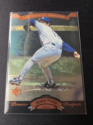 1995 Upper Deck  MLB Premier Prospects #14 Hideo Nomo Die Cut LA Dodgers