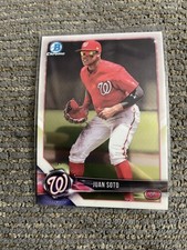 2018 Bowman Chrome Prospects Juan Soto #BCP52 Washington Nationals