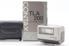  MINT in Box Contax TLA200 Silver Shoe Mount Flash TTL for G1 G2 From JAPAN