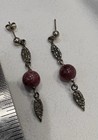Shube Dakota West Sterling Silver Rhodonite dangle earrings — photo 4