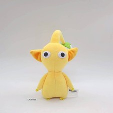 Pikmin Yellow U670 Pikmin Sanei Beanie Plush 9" Stuffed Toy Doll Japan