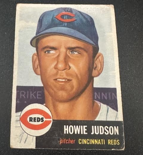 1953 Topps #12 Howie Judson Reds VG